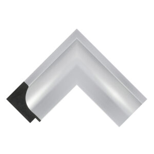 Matt Silver Scoop Picture Frame