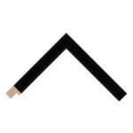 Gloss Black Flat Picture Frame