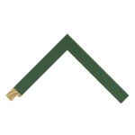 Dark Green Closed-Grain Flat Picture Frame