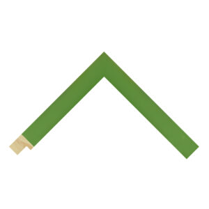 Green Closed-Grain Flat Picture Frame
