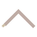 Pale Grey Closed-Grain Flat Picture Frame
