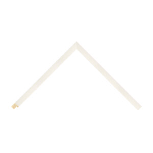 White Open-Grain Flat Picture Frame