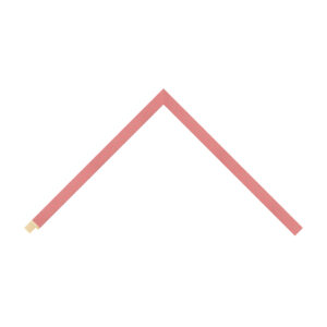 Pink Open-Grain Flat Picture Frame