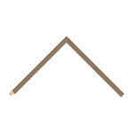 Naturals Walnut Foil Flat Picture Frame