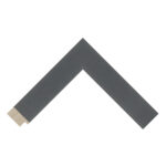 Grey Open-Grain Flat Picture Frame