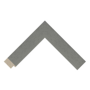 Pale Grey Open-Grain Flat Picture Frame