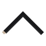 Black Closed-Grain Cushion Picture Frame