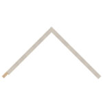 Ivory Open-Grain Flat Picture Frame