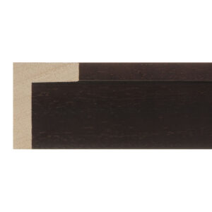 Brown L Shape Open-Grain Flat Picture Frame