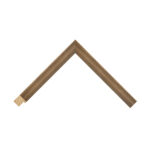 Brown Open Grain Foil Flat Picture Frame