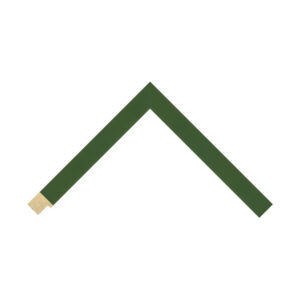Dark Green Closed-Grain Flat Picture Frame