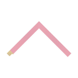 Pink Closed-Grain Flat Picture Frame
