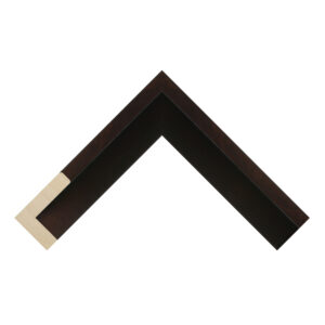 Brown L Shape Open-Grain Flat Picture Frame