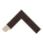 Brown Open-Grain Flat Picture Frame