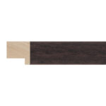 Brown Open-Grain Flat Picture Frame