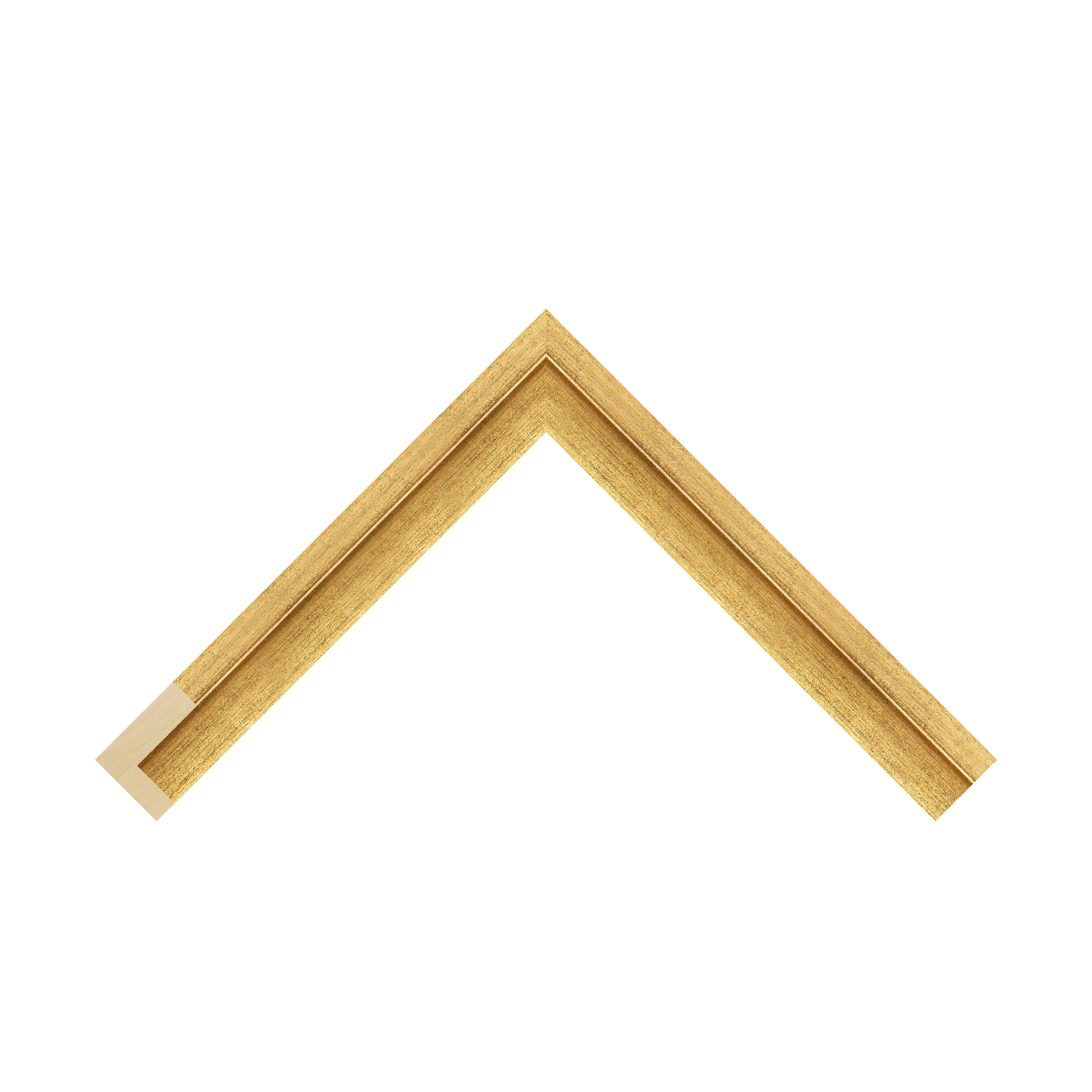 Antique Gold L Shape Lustre Flat Picture Frame