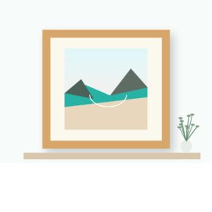 Natural picture frames