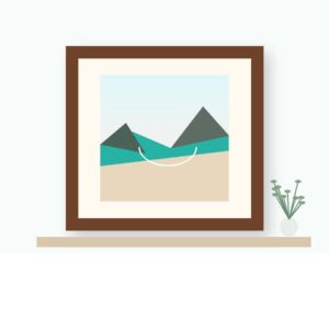 Hartland · Walnut Flat Picture Frame